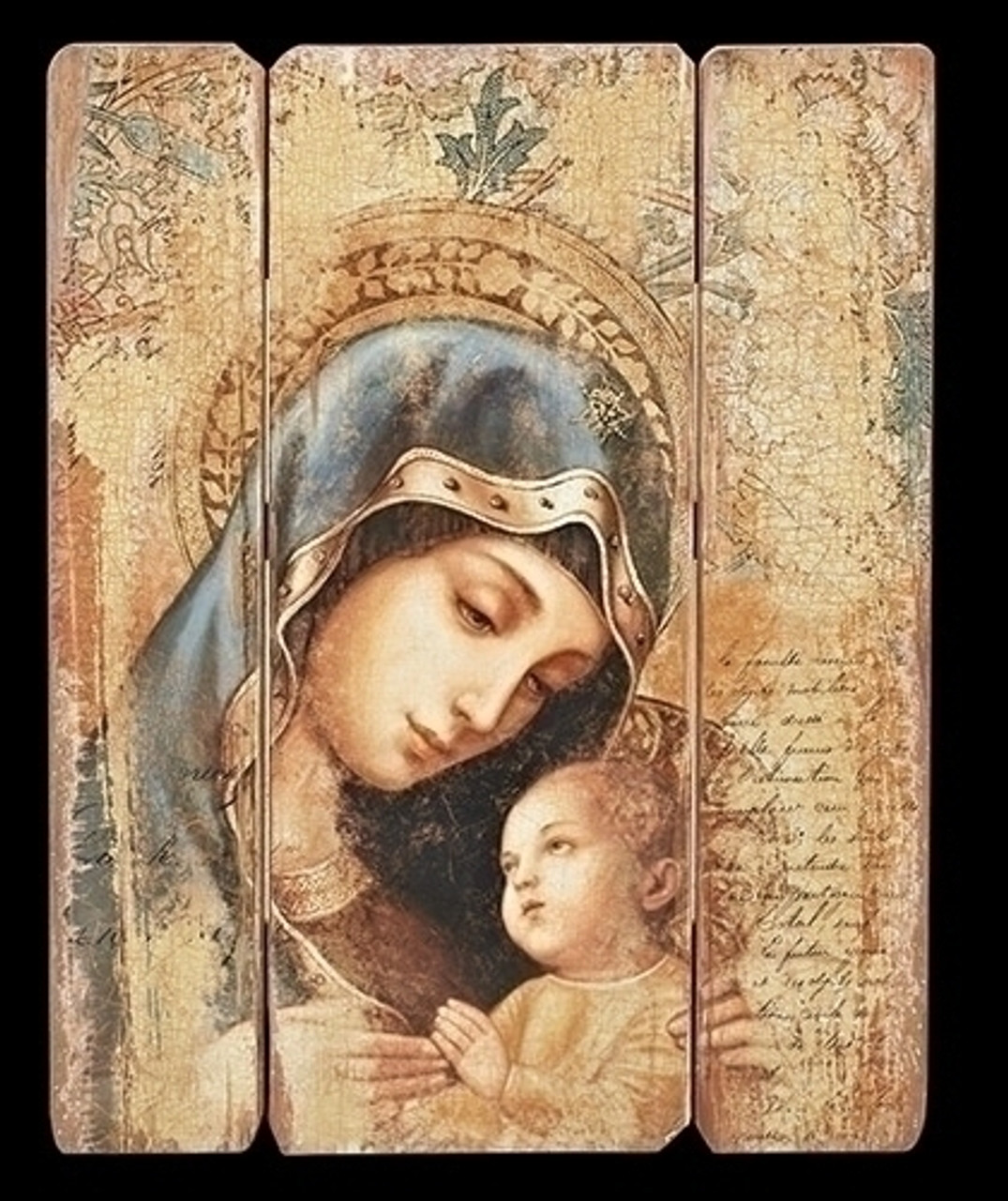 Madonna Child Wall Art 26 X 20 1 4 Distressed Look