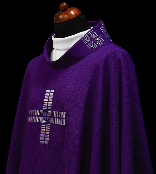 Gothic Chasuble, Lightweight Polyester, Polish, 2147 - F.C. Ziegler Company