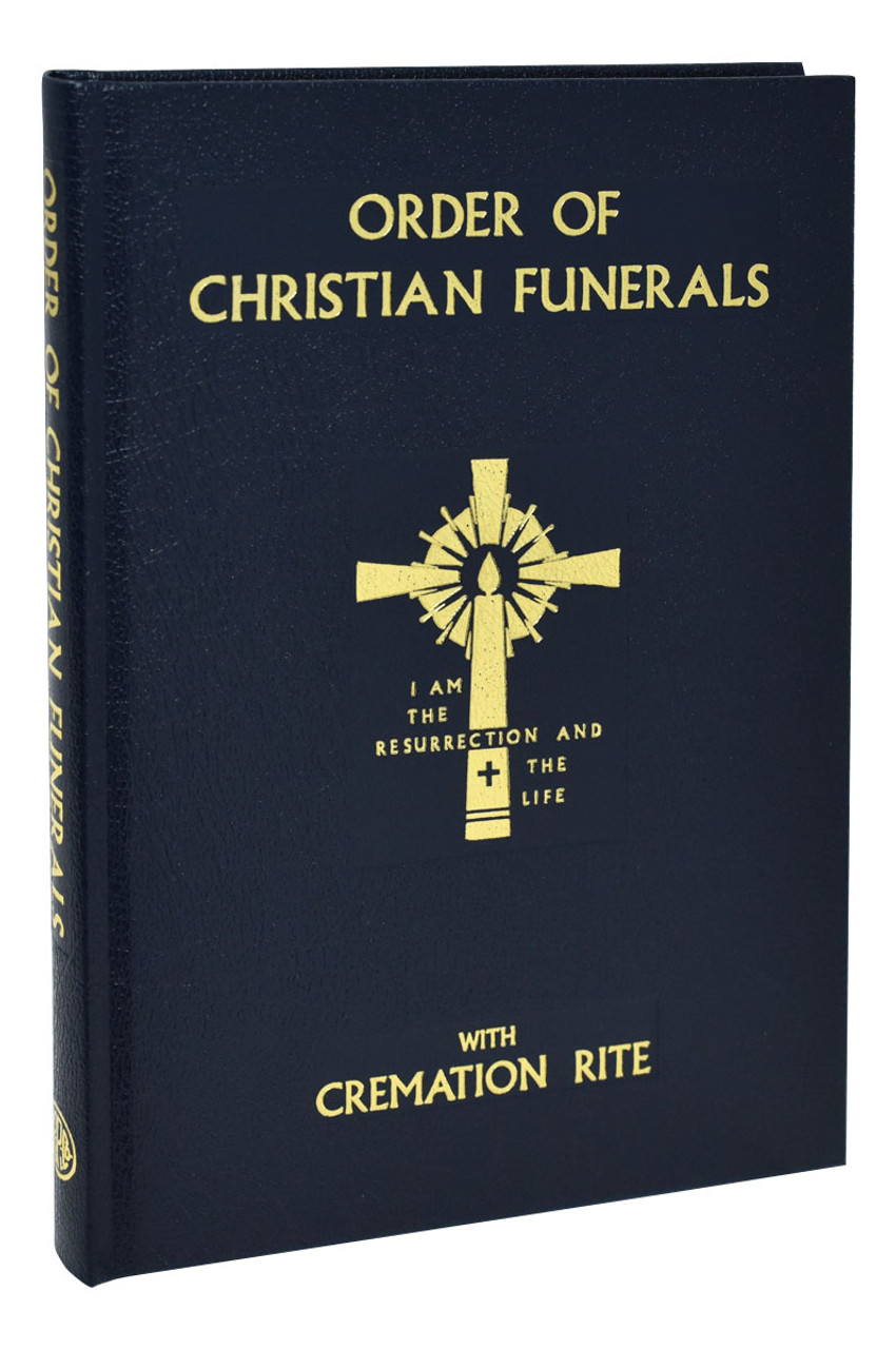 order of christian funerals book icel cremation rite leather 9780899423517 christian cover pages