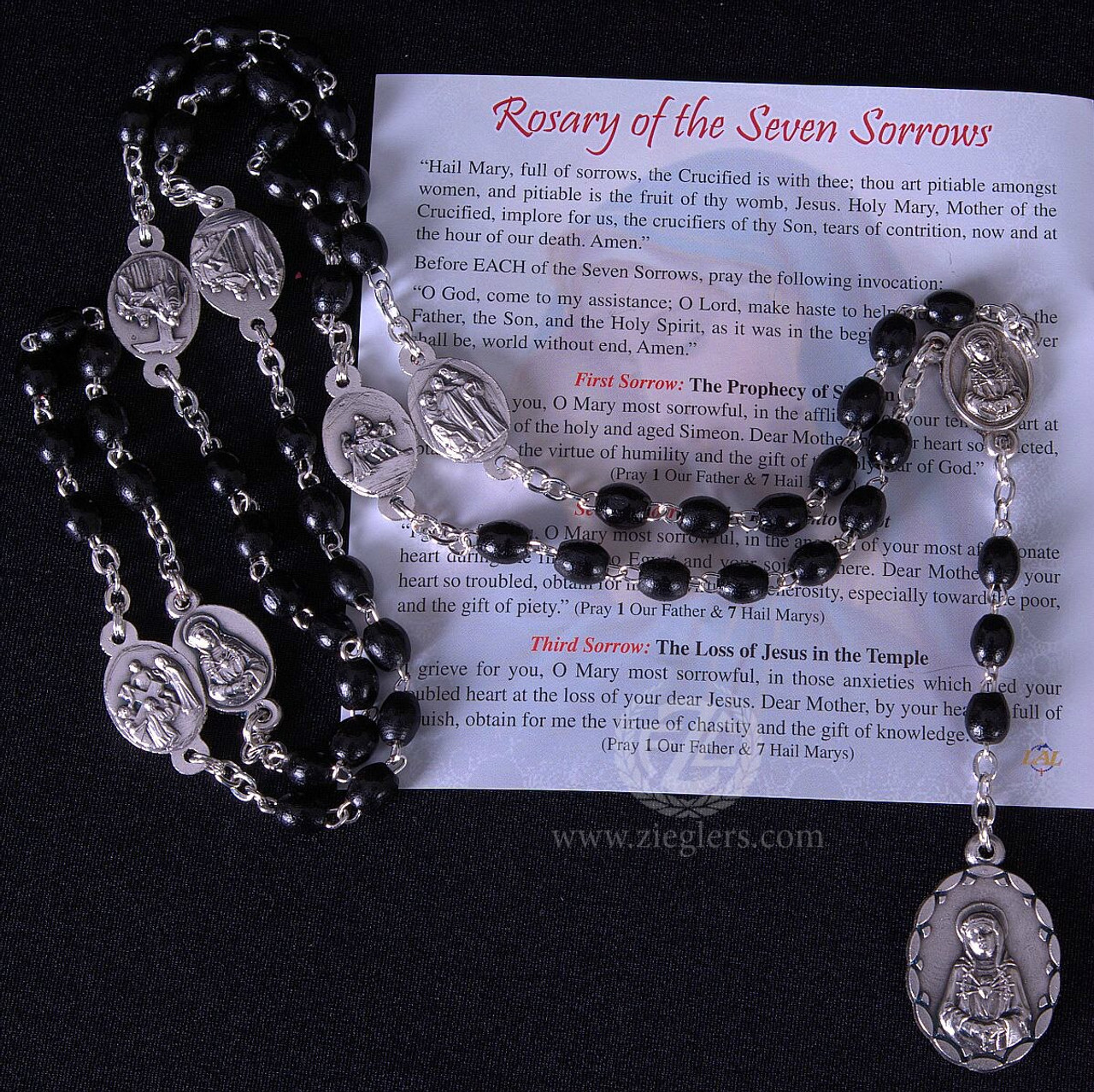 Seven Sorrows of Mary Devotional Rosary Parts Set