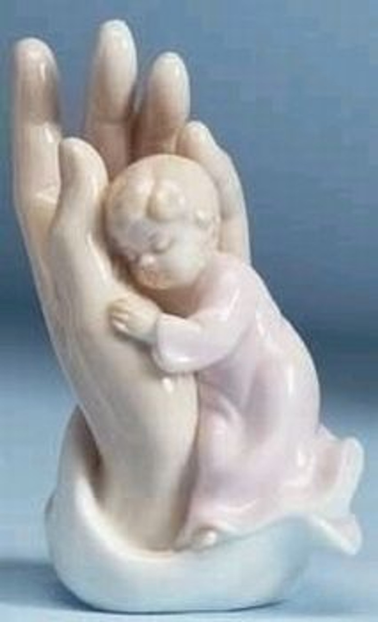 Resting Girl Figurine | In Palm of Hand | 4-1/2