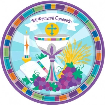 Communion Paper Plates - España