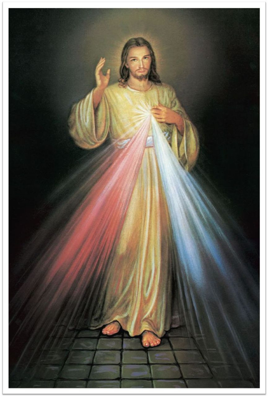Divine Mercy | Print Only | Size 4 divine-mercy-print-only-size-4-x-6-italy-f-c-ziegler-company