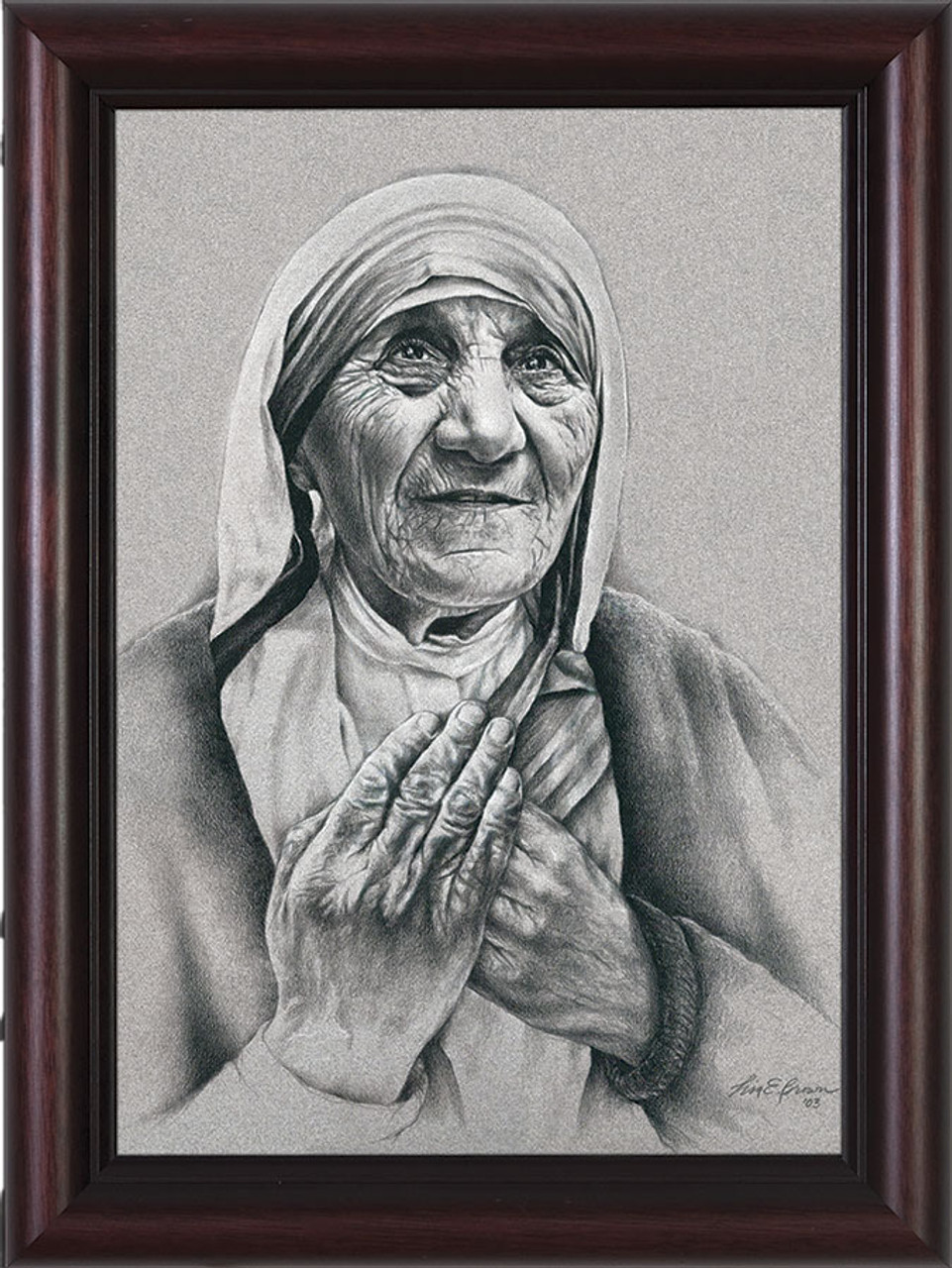 Mother Teresa II Sketch – South Asian Art Gallery