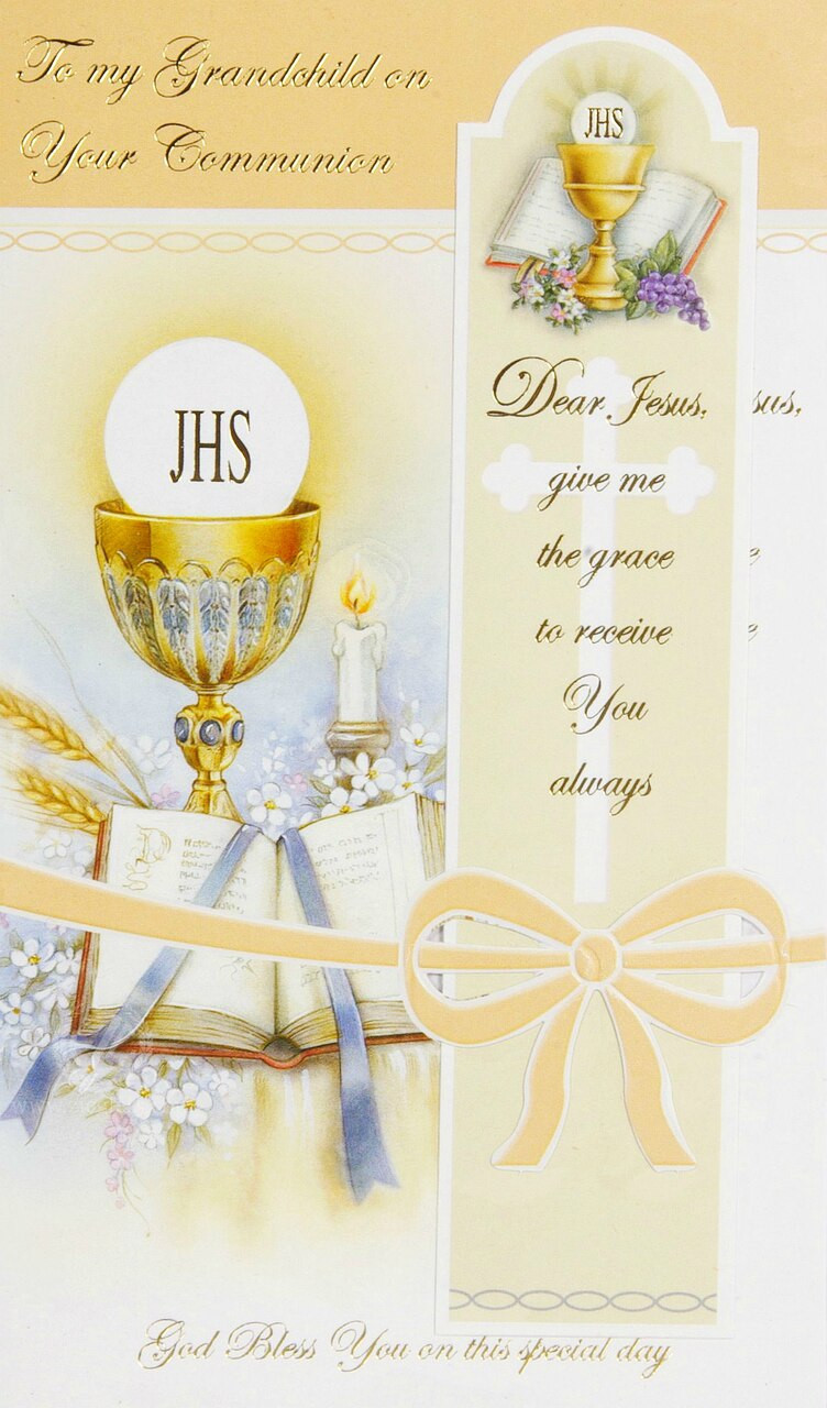 holy communion cards