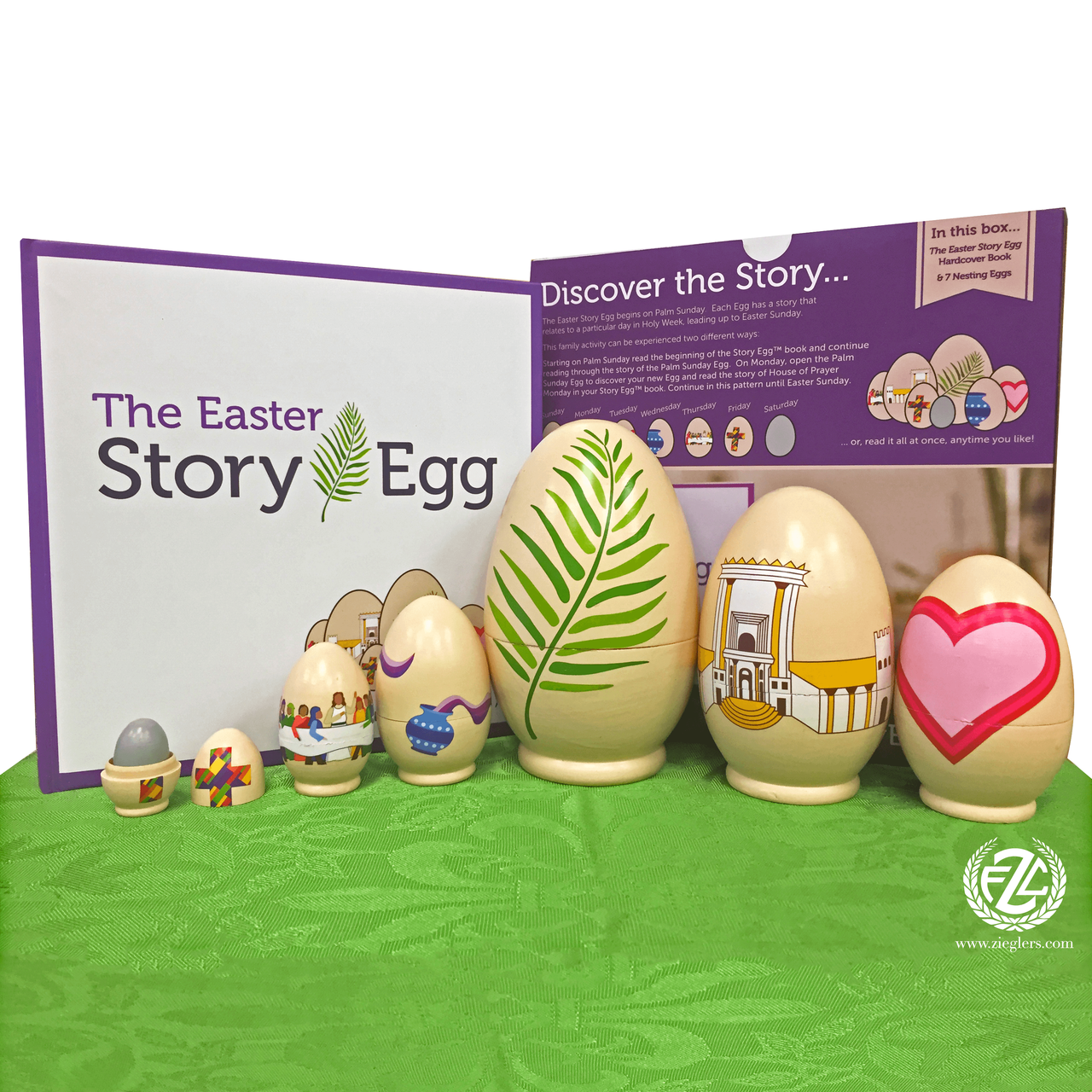 The Easter Story Egg Book Toy Activity Holy Week F.C. Ziegler