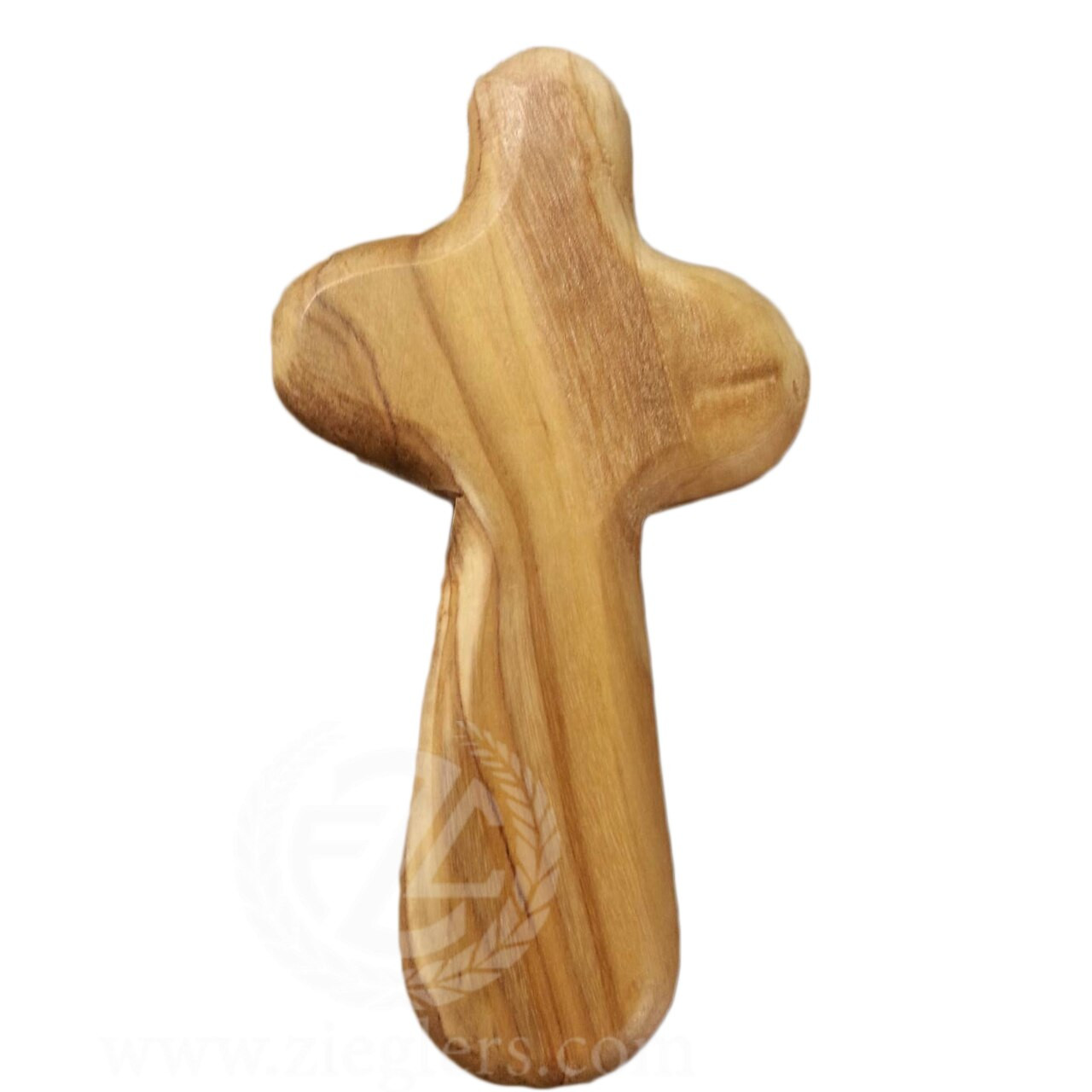 Wooden Cross. Plain Holy Land cross, Olive Wood by Wood Cross