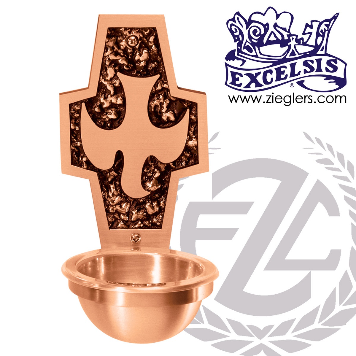 Holy Water Font, Wall Mount, 5-1/4