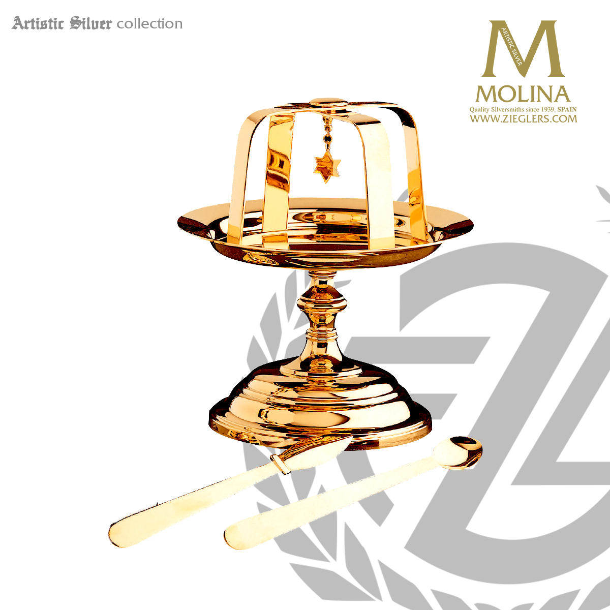 Eastern Rite Communion Communion Set, Eastern Rite, 4 Pieces, 5085, Spain - F.C. Ziegler Company