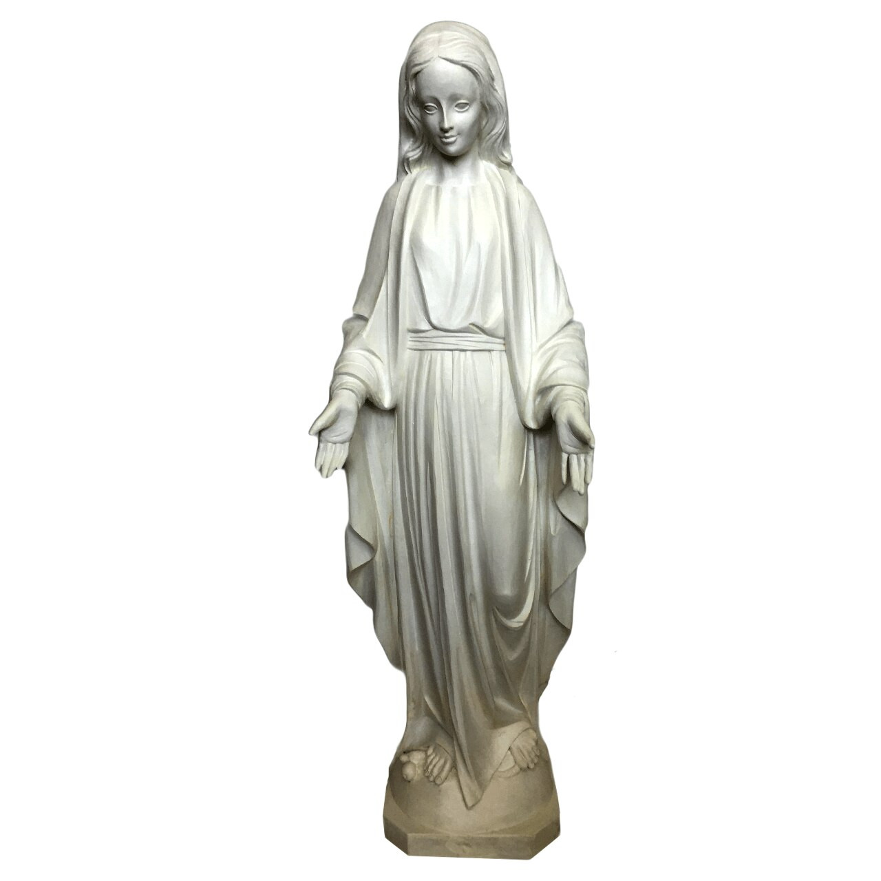 Our lady of Grace Statue 48" Carved Stone Look F.C. Ziegler Company