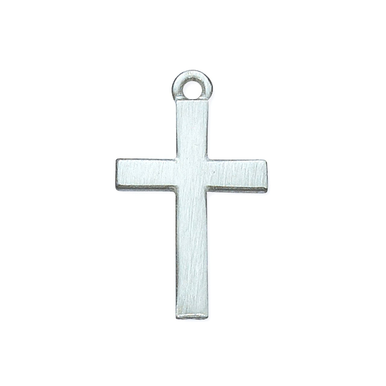 Plain Cross Pendant Necklace | Pewter 