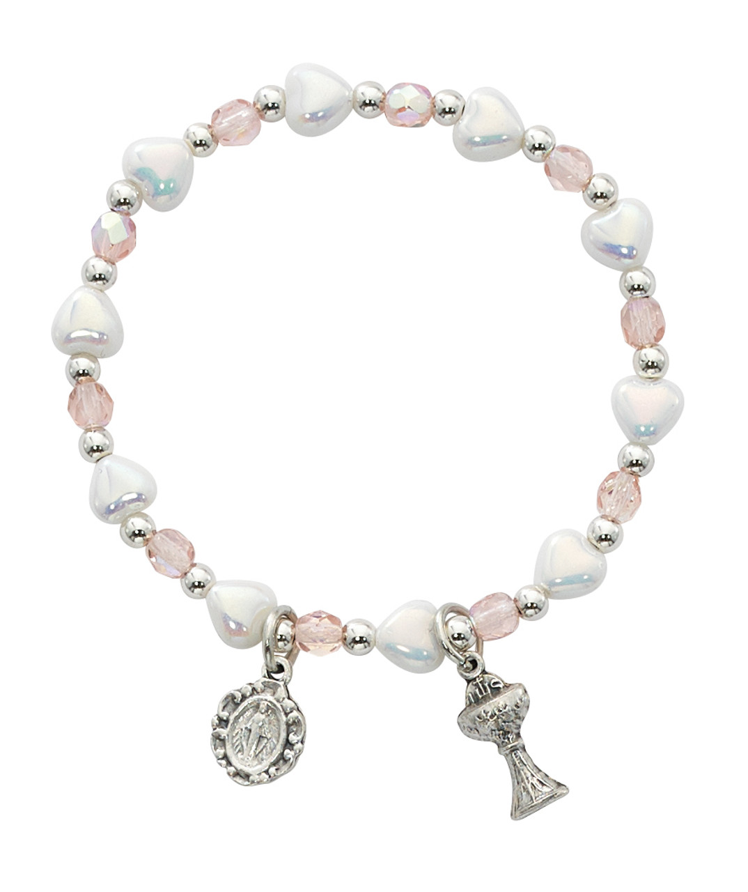 Faith Bracelet | First Communion | Ribbon With Bead Fastener - F.C. Ziegler  Company