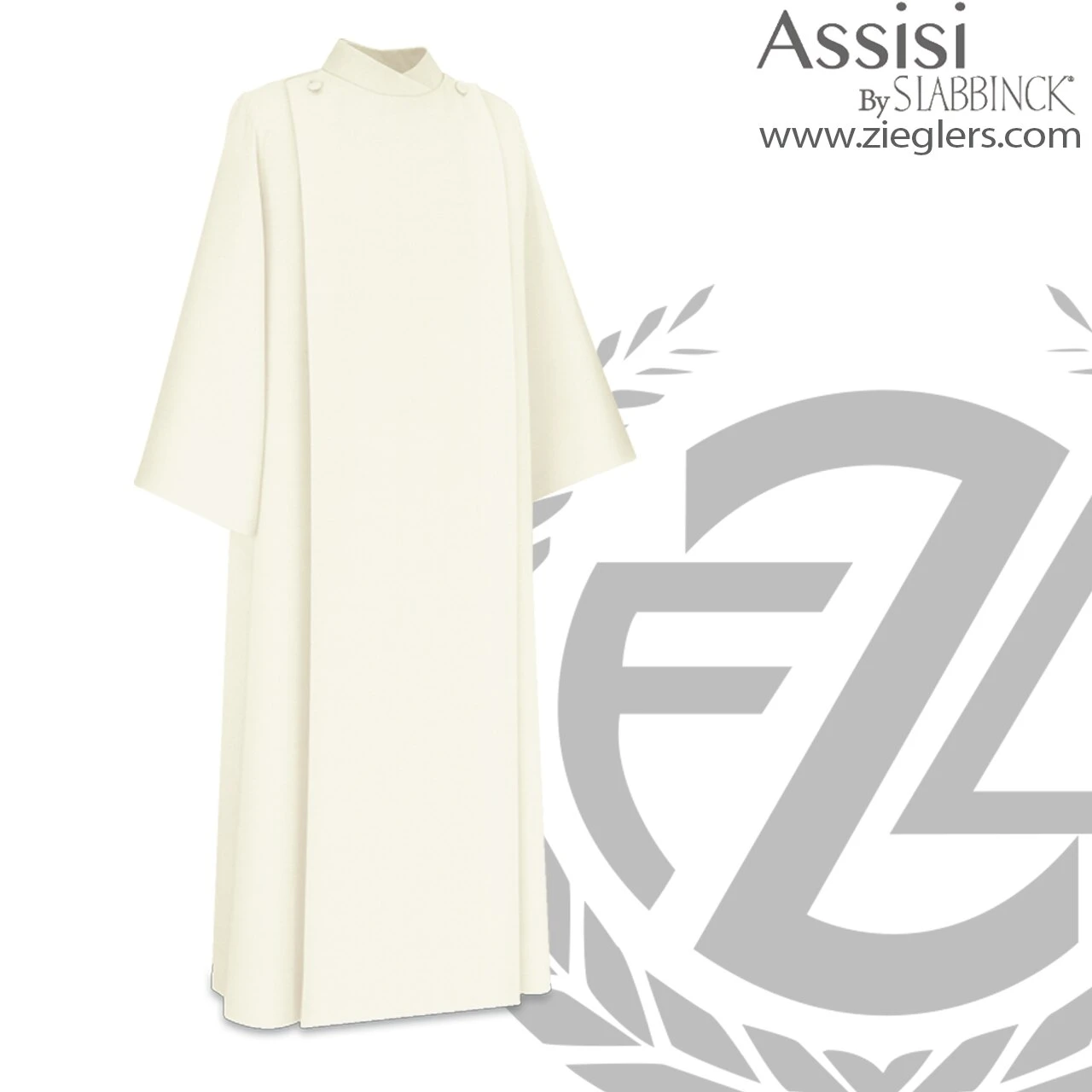 Assisi Alb in Coat Style with Button Closure in Polyester by Slabbinck ...