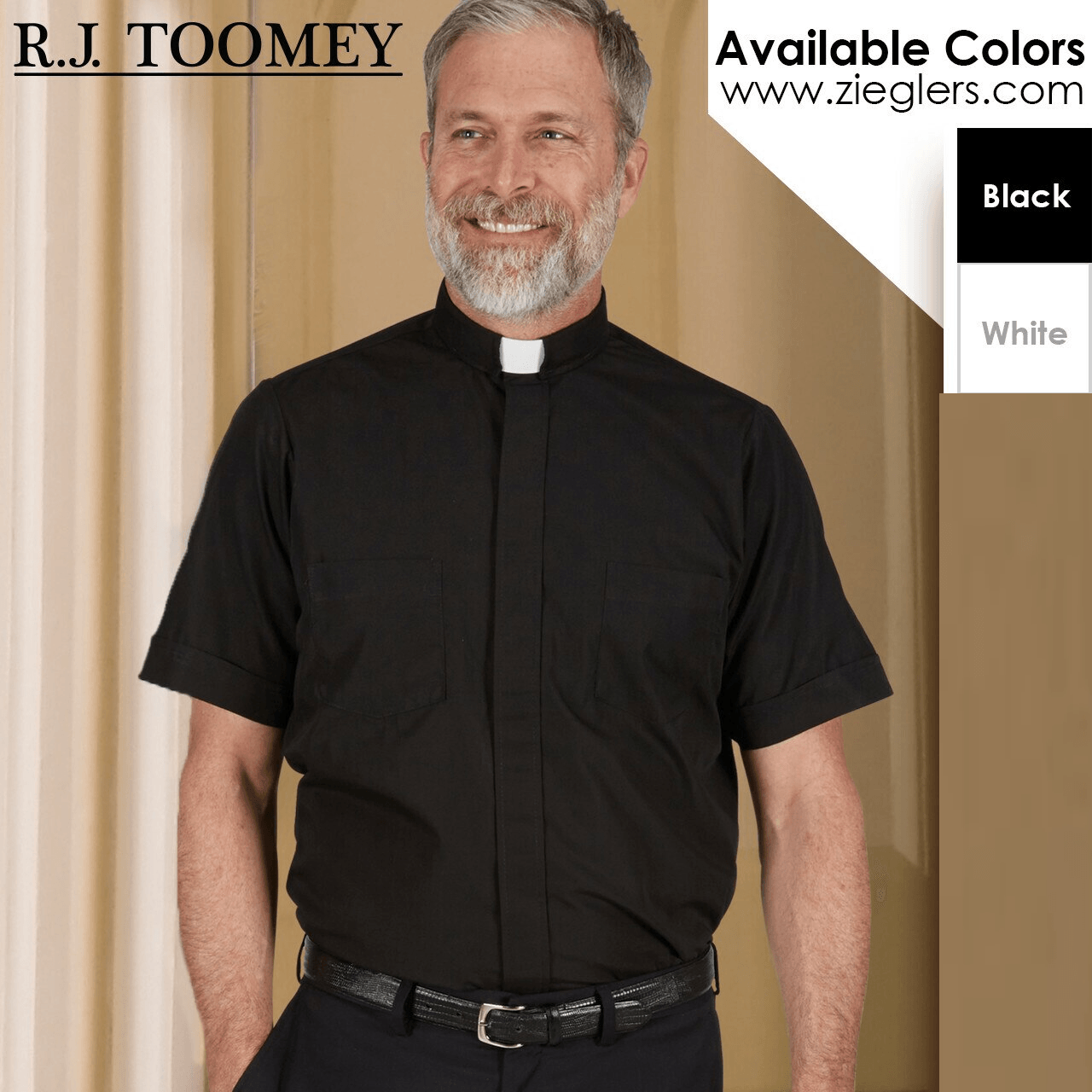 Clergy Shirt | Tab Collar | Short 