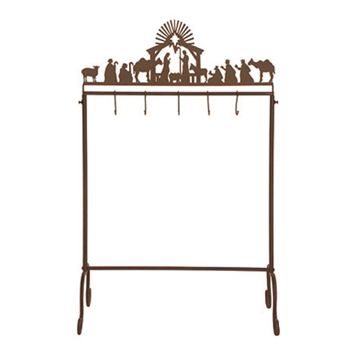 Nativity Stocking Holder 2 Designs Available Metal Y5447 F.C