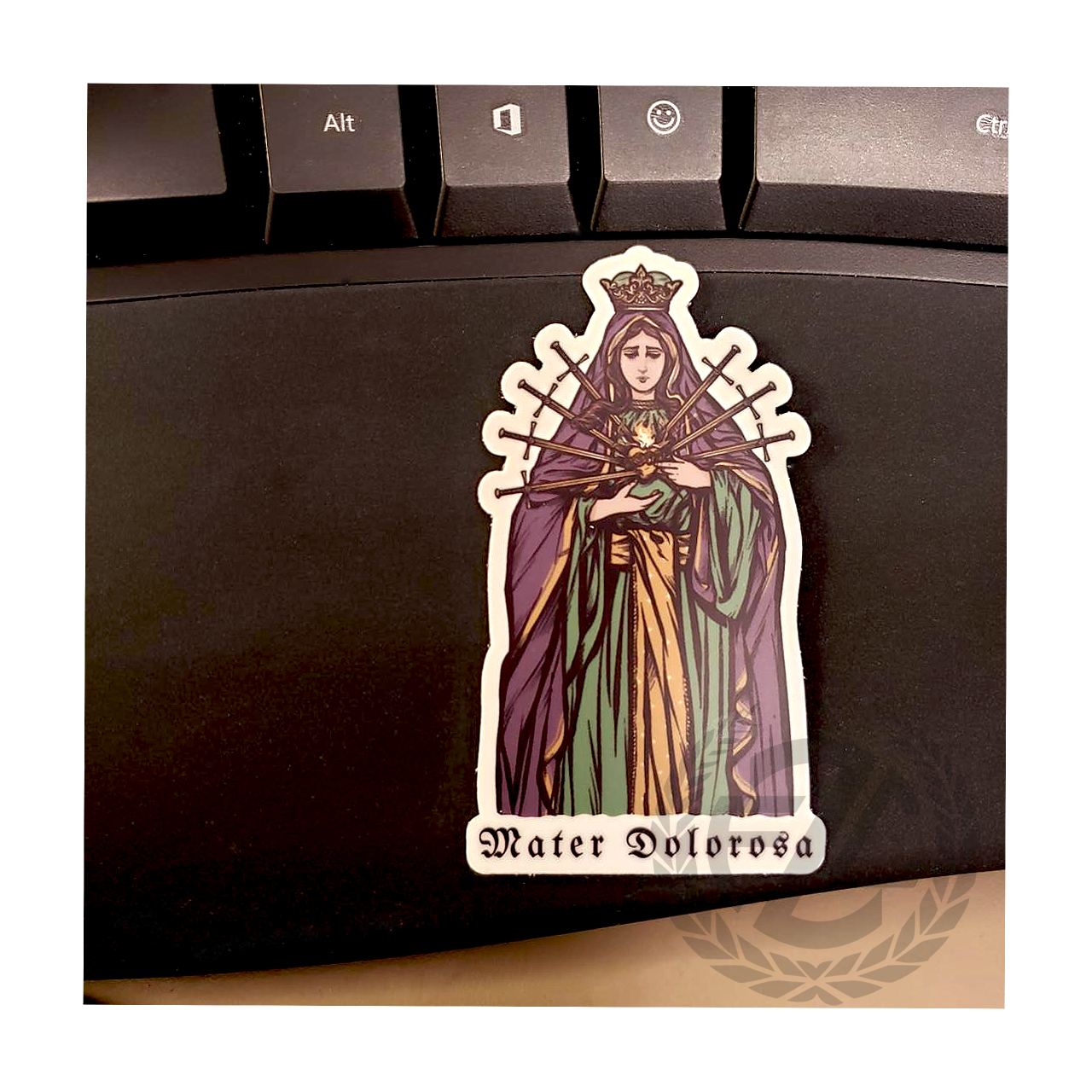 Rigid Catholic Sticker, Clear Vinyl – blessedbegodboutique