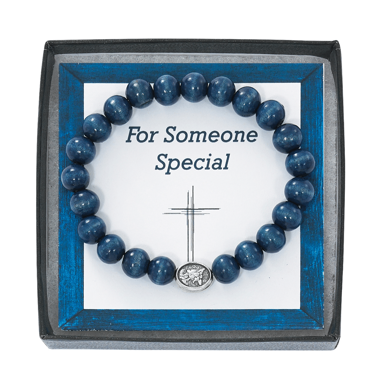 Police Officer St Michael Catholic Bracelet Thin Blue Line| MedjugorjeGifts