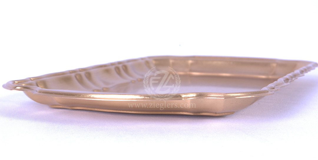 Brass Cruet Tray ONLY Satin Finish KOK382T F.C. Ziegler Company