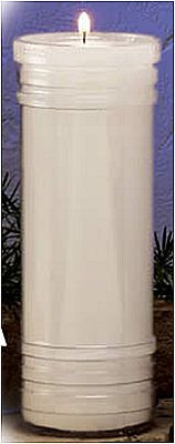 7 Day Sanctuary Light with Plastic Container F.C. Ziegler Company