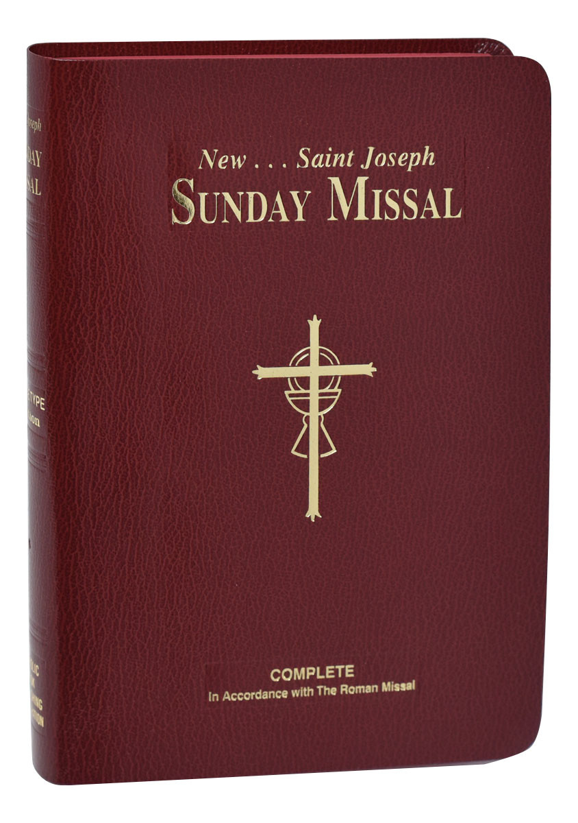 Sunday Missal, St. Joseph Edition, Hardcover, Large Type - F.C.