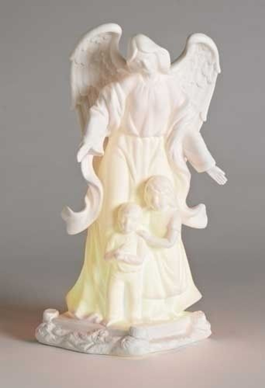Guardian Angel Nightlight Battery Operated 10 1 2 Porcelain