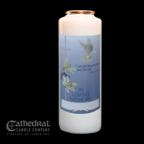 6 Day Votive Candle | In Loving Memory | Glass | 2101 | Cathedral 6 Day Votive Candle | In Loving Memory | Glass | 2101 | Cathedral