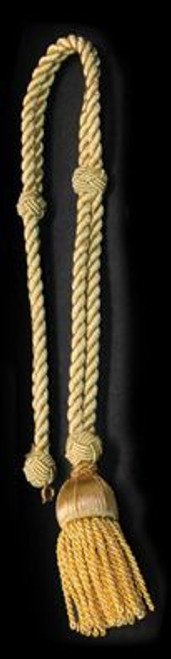 First Communion Shoulder Cord is Gold Braided with Tassel SIFCP8 First Communion Shoulder Cord is Gold Braided with Tassel SIFCP8