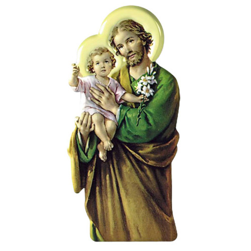Magnet - St Joseph and Child in full color