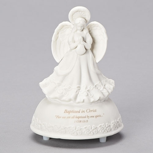 Heaven’s Treasure Musical Figurine | Baptism | 5" | Porcelain | 92101 Heaven’s Treasure Musical Figurine | Baptism | 5" | Porcelain | 92101