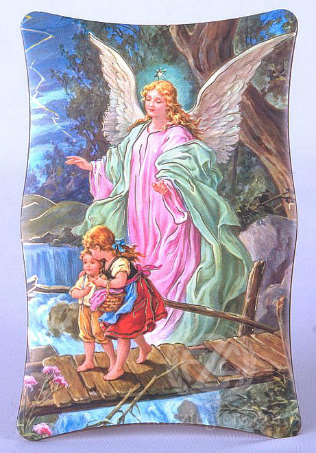 Plaque Guardian Angel with Child - Style FARA02