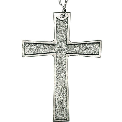 Pectoral Cross in Pewter - Style TS1597  Pectoral Cross in Pewter - Style TS1597