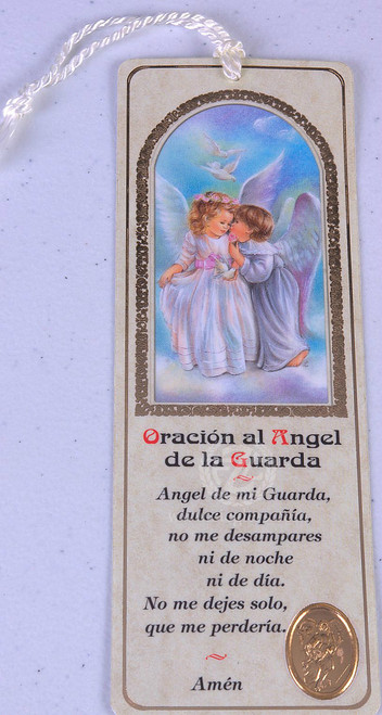 Bookmark Guardian Angel in Spanish Bookmark Guardian Angel in Spanish
