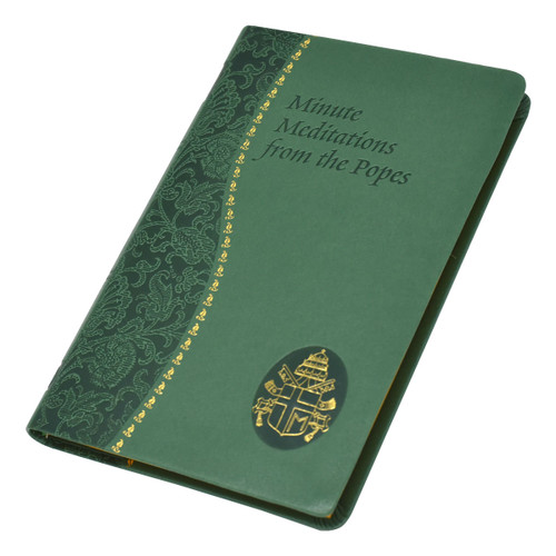 Minute meditations with the popes imitation leather binding book with daily devotional 192 pages 9780899421759 cb17519 175/19 Minute meditations with the popes imitation leather binding book with daily devotional 192 pages 9780899421759 cb17519 175/19