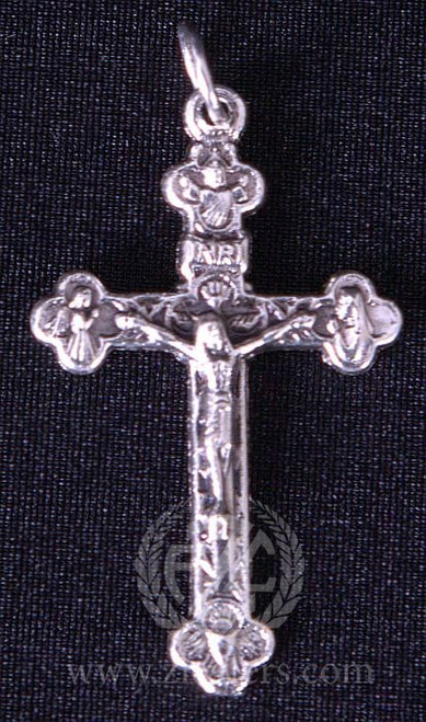 budded cross Crucifix pendant only made of oxidized metal measures 1 and 1 half inches LALGLIT36SOX budded cross Crucifix pendant only made of oxidized metal measures 1 and 1 half inches LALGLIT36SOX