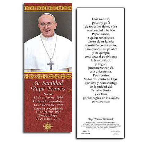 Bookmark | Pope Francis | Spanish| BCBK3132 Bookmark | Pope Francis | Spanish| BCBK3132