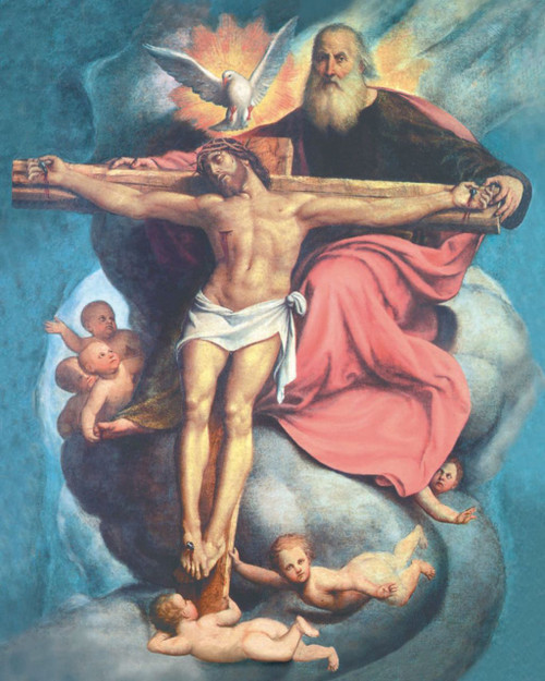 Holy Trinity Print Only Size 8" x 10" EGSTELLA99 Holy Trinity Print Only Size 8" x 10" EGSTELLA99