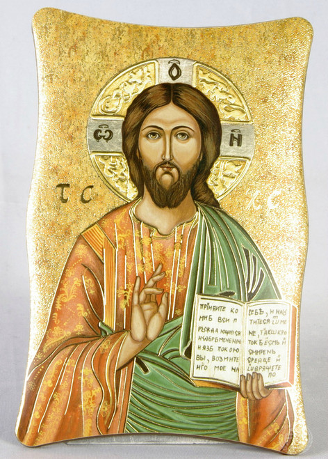 christ pantocrator icon plaque with gold accent choose from 2 sizes to hang or stand made in italy I99 christ pantocrator icon plaque with gold accent choose from 2 sizes to hang or stand made in italy I99