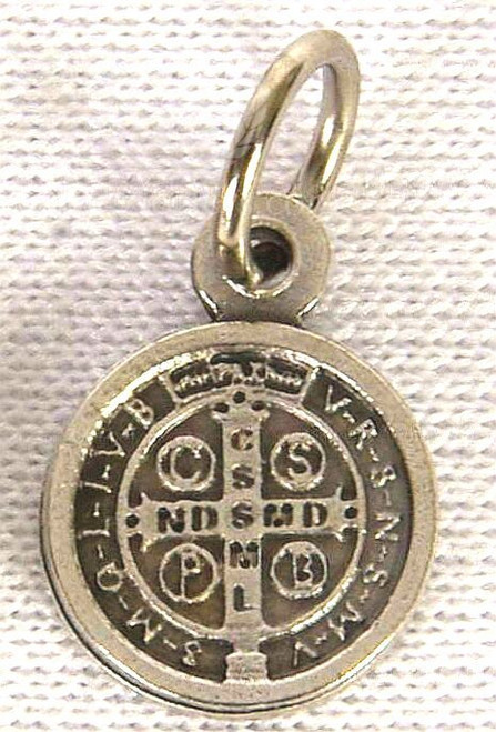 St Benedict Medal, Silver Oxidized