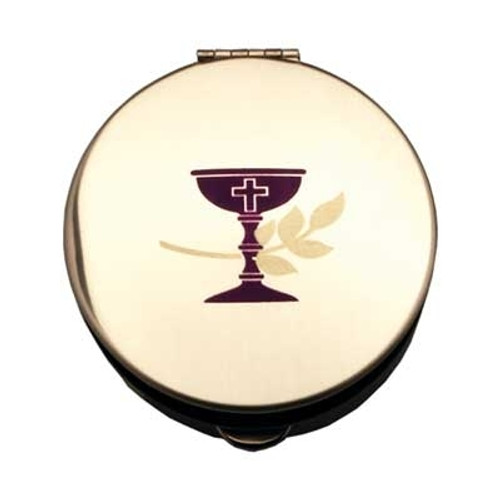 Celtic-Cross-Pyx-Brass-With-Polished-Finish-Inside-&-Out-Communion-Chalice-&-Wheat-Recommended-for-Unconsecrated-Host-Made-In-USA-CTPS11 Celtic-Cross-Pyx-Brass-With-Polished-Finish-Inside-&-Out-Communion-Chalice-&-Wheat-Recommended-for-Unconsecrated-Host-Made-In-USA-CTPS11