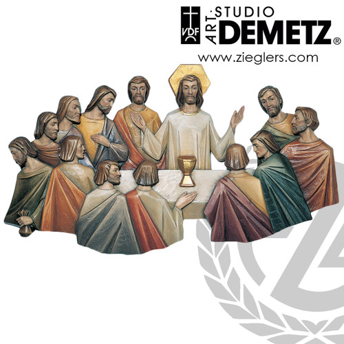 Last Supper by Angelo Gherardi | 4 Sizes | Linden Wood or Fiberglass | 1285 | Crafted In Italy Last Supper by Angelo Gherardi | 4 Sizes | Linden Wood or Fiberglass | 1285 | Crafted In Italy