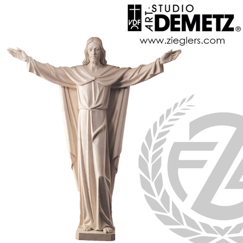 Risen Christ Statue Linden Wood and Fiberglass Available in 4 Sizes Style 280-29X Demetz Risen Christ Statue Linden Wood and Fiberglass Available in 4 Sizes Style 280-29X Demetz