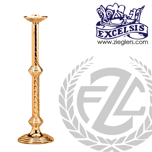 Altar Candlestick | 9 Sizes | Brass or Bronze |Round Base & Column | 444 | USA Altar Candlestick | 9 Sizes | Brass or Bronze |Round Base & Column | 444 | USA