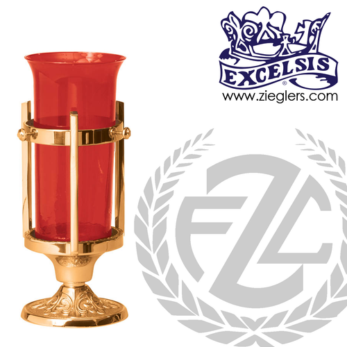 Altar Sanctuary Lamp with 5 and 1 half inch round base in choice of Brass or Bronze with high polish or satin finish made in u s a by pacific bronze PB232166SL Altar Sanctuary Lamp with 5 and 1 half inch round base in choice of Brass or Bronze with high polish or satin finish made in u s a by pacific bronze PB232166SL