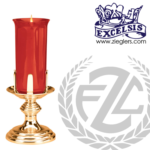 Sanctuary altar lamp with round base made from choice of bronze or brass with satin or high polish finish made in u s a by progressive bronze PB44447SL Sanctuary altar lamp with round base made from choice of bronze or brass with satin or high polish finish made in u s a by progressive bronze PB44447SL