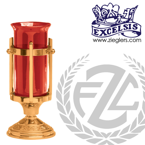 Altar Sanctuary Lamp with 5 and 1 half inch round base in choice of Brass or Bronze with high polish or satin finish made in u s a by pacific bronze PB240166SL Altar Sanctuary Lamp with 5 and 1 half inch round base in choice of Brass or Bronze with high polish or satin finish made in u s a by pacific bronze PB240166SL