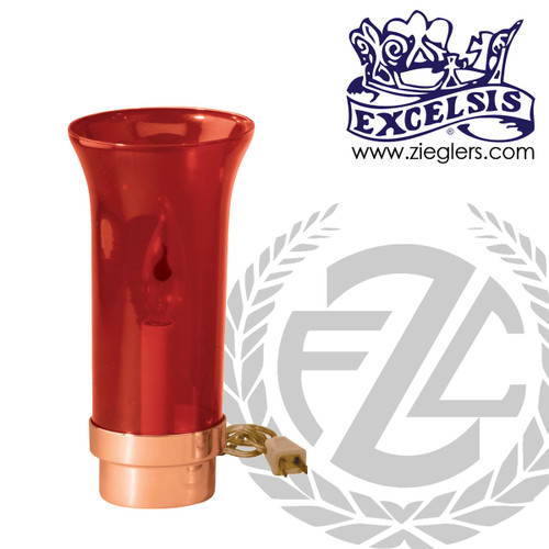 Style 1114 Excelsis Electrified Altar Sanctuary Lamp in Bronze