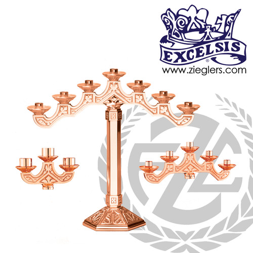 Altar Candelabra in Bronze - PB2428 Altar Candelabra in Bronze - PB2428