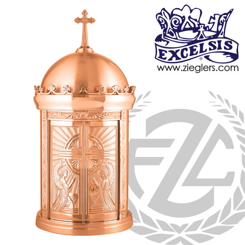 dome Tabernacle select from 2 size and finish options has cross accent and interior white fabric lining and and double action door with lock and 2 keys made in U S A by progressive bronze PB6410 dome Tabernacle select from 2 size and finish options has cross accent and interior white fabric lining and and double action door with lock and 2 keys made in U S A by progressive bronze PB6410