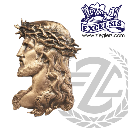 Jesus Christ Plaque measures 5 and 1 half by 8 and 1 half inches made of bronze with statuary finish made in U S A by progressive bronze PB90596STBZ Jesus Christ Plaque measures 5 and 1 half by 8 and 1 half inches made of bronze with statuary finish made in U S A by progressive bronze PB90596STBZ