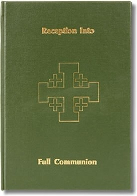 Church Register of Reception into Full Communion Imitation Leather Jerusalem Cross 50 pages for 200 entries